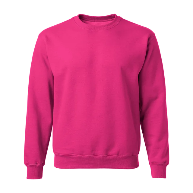 Roze sweater zonder opdruk