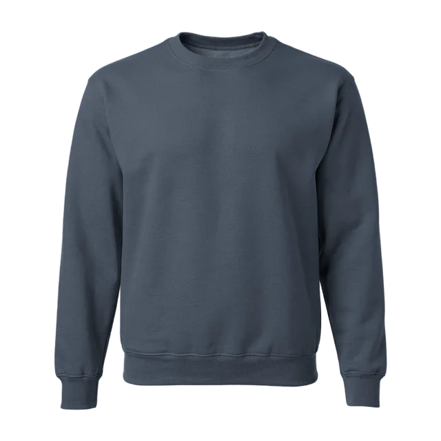 Blauwgrijze sweater zonder opdruk