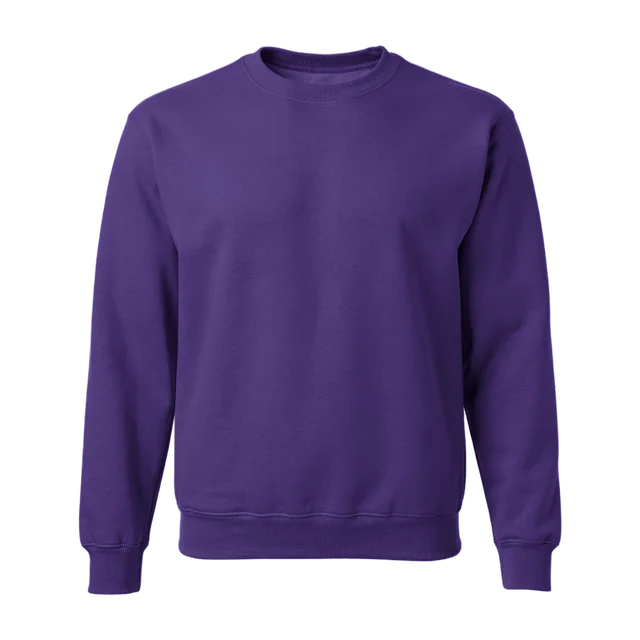 Paarse sweater zonder opdruk